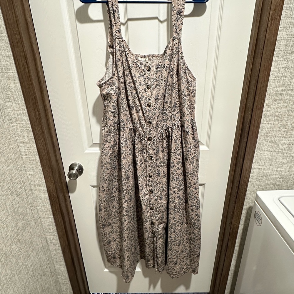 Floral Button-Down Sundress